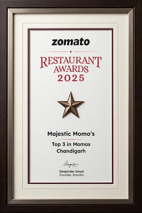 2025 Zomato Restaurant Awards Top 3 Momos in Chandigarh